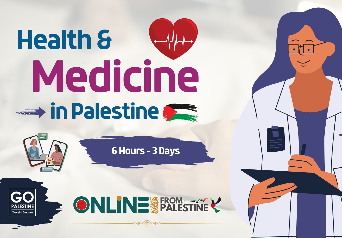 Healthcare in Palestine ONLINE Crash Course - Go Volunteer in Palestine