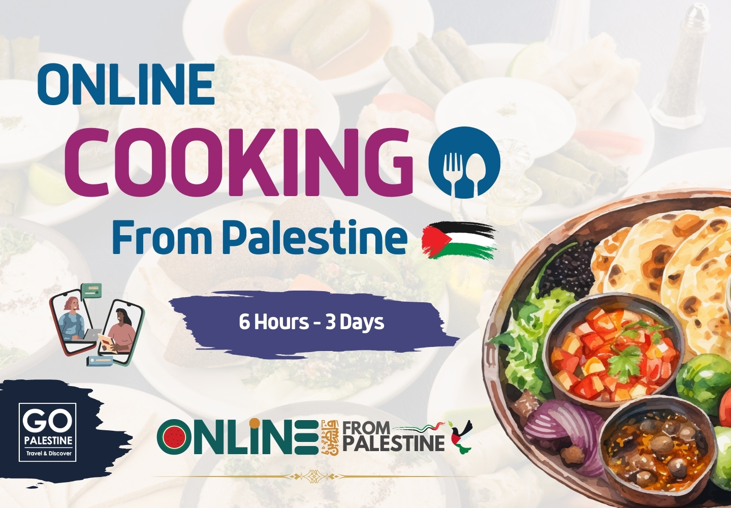 Online Palestinian Cooking Course - Go Volunteer in Palestine