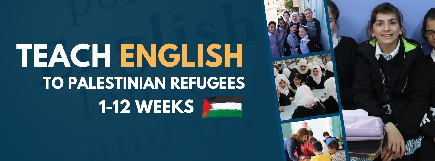 Teach English to Palestinian Refugees 2025/2026 - Go Volunteer in Palestine
